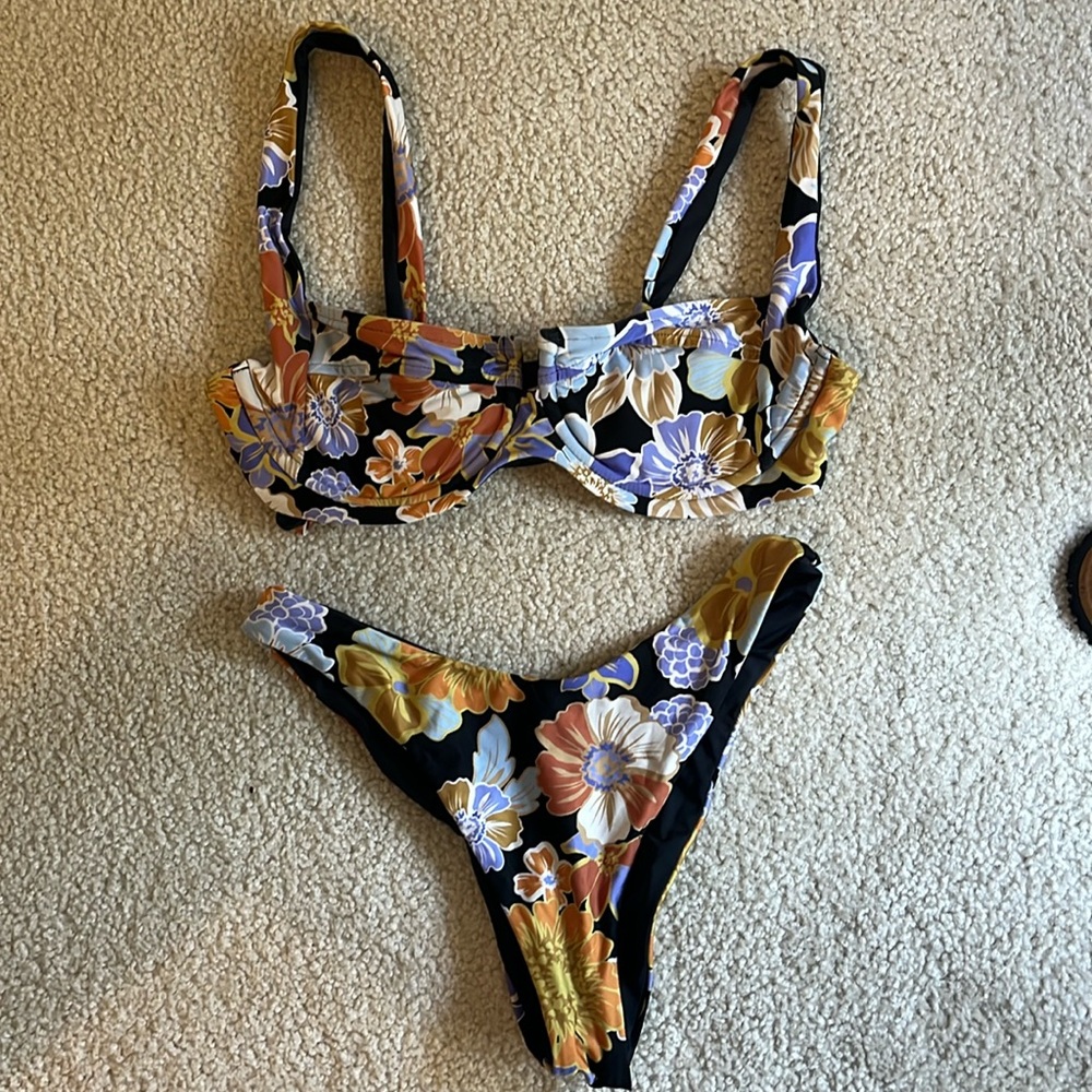 L*Space Camellia Cabana Bikini Set Sugar and Spice